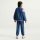 Nike Km K Nk Tracksuit Wvn Fz Trainingsanzug Kinder - mystic navy/pinksicle/black