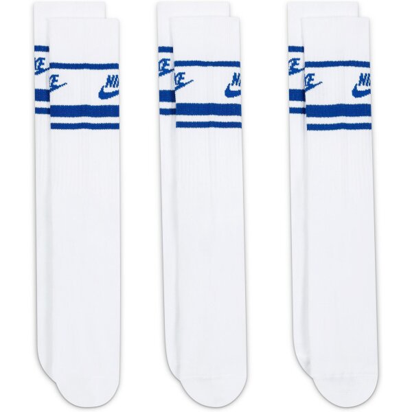 Nike U Nk Nsw Everyday Essential Cr Socken Herren - white/game royal/game royal