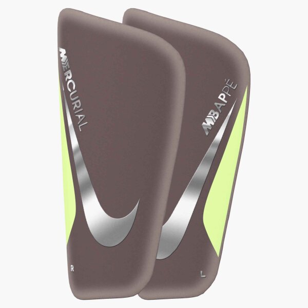 Nike Nk Km Merc Lite Grd - Sp26 Schienbeinschoner- malt/barely volt/metallic silver