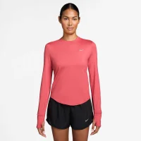 Nike Swift Sweatshirt Damen - sea coral/reflective silv