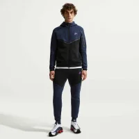 Nike Tech Jacke Herren - obsidian/black/bright violet