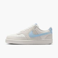 Nike Court Vision Low Sneaker Damen - phantom/psychic blue-light bone