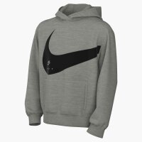 Nike Sportswear Club Big Kids Hood Hoodie Kinder - dk grey heather/black