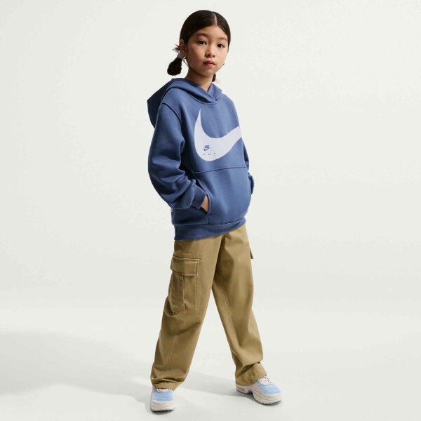 Nike Sportswear Club Big Kids Hood Hoodie Kinder - mystic navy/ghost