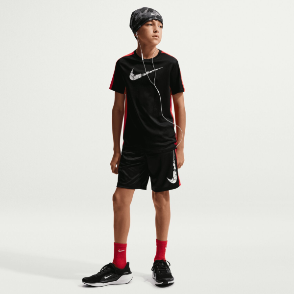 Nike Trophy23 T-Shirt Kinder - black/lt crimson/white