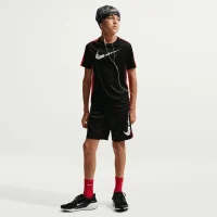 Nike Trophy23 T-Shirt Kinder - black/lt crimson/white