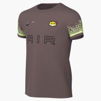Nike KM K Nk Df Acedemy 25 Top SS -Pd T-Shirt Kinder - plum eclipse/lt liquid lime/black