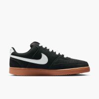 Nike Court Vision Low Fl Sneaker Herren - black/white-gum med brown