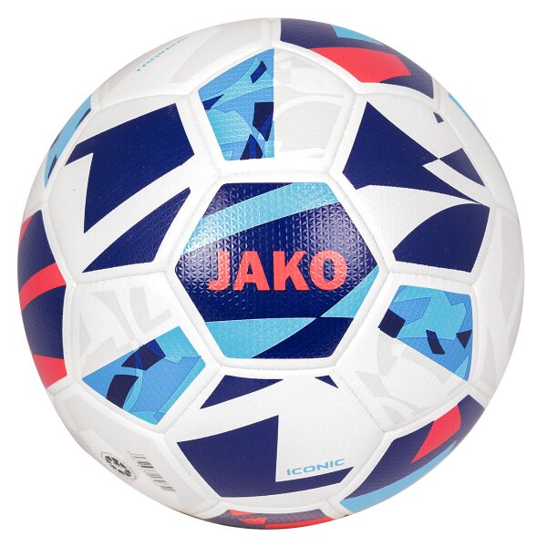 Jako Iconic Trainingsball - blau/weiß/rot
