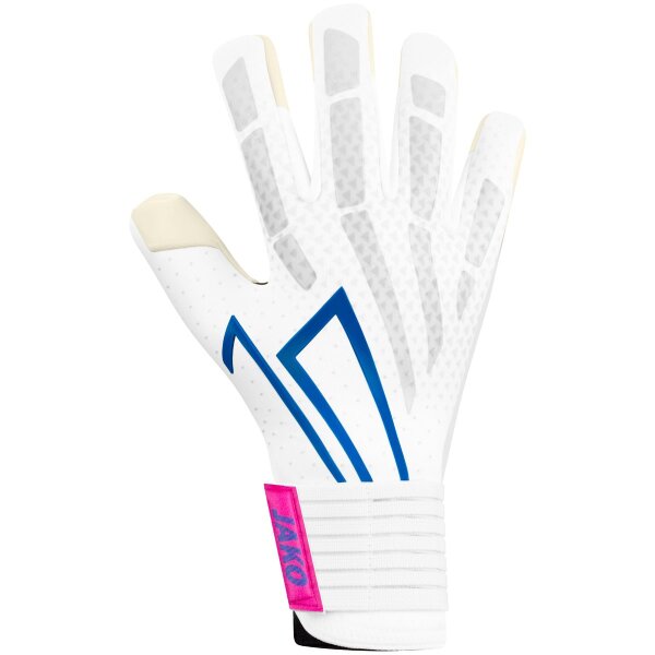 Jako TW-Handschuh RS89 TEAM Protection - weiß/rhodamine rot/blau