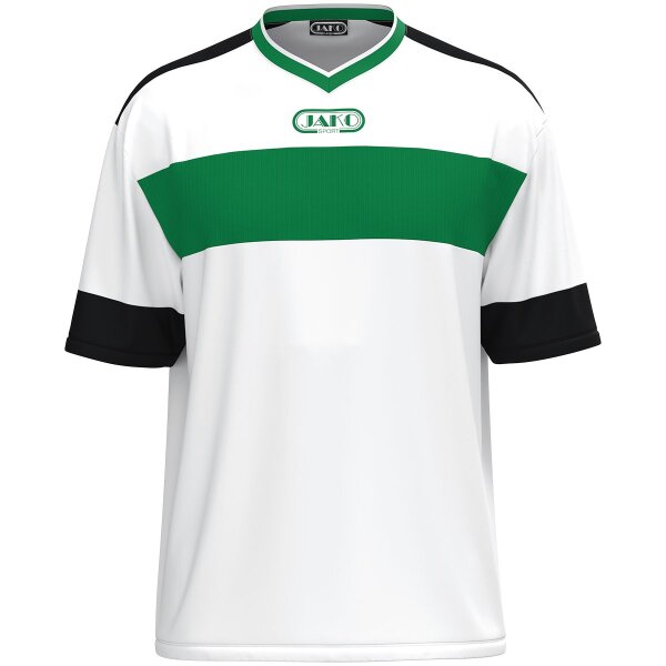 Jako Trikot Club 92 KA - weiß/sportgrün/schwarz