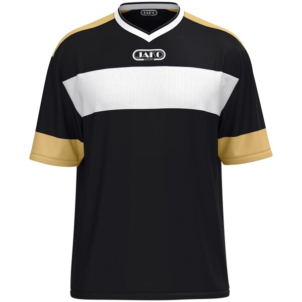 Jako Trikot Club 92 KA - schwarz/weiß/gold