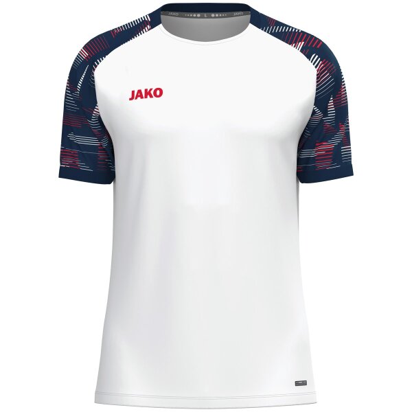 Jako T-Shirt Sonic - weiß/marine/rot