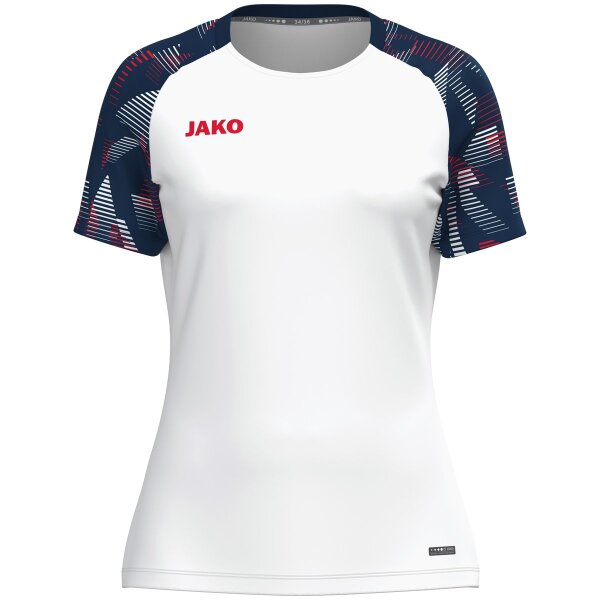 Jako T-Shirt Sonic Damen - weiß/marine/rot