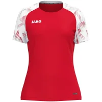 Jako T-Shirt Sonic Damen - rot/weiß