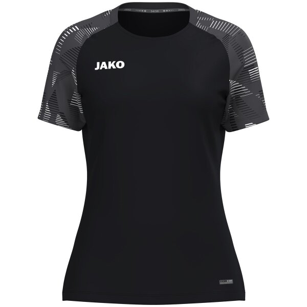 Jako T-Shirt Sonic Damen - schwarz/anthrazit