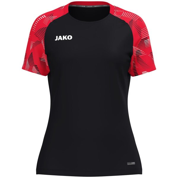 Jako T-Shirt Sonic Damen - schwarz/rot