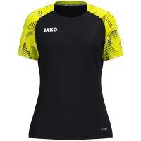 Jako T-Shirt Sonic Damen - schwarz/neongelb