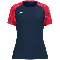 Jako T-Shirt Sonic Damen - marine/rot