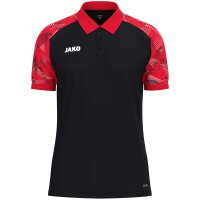 Jako Polo Sonic Kinder - schwarz/rot
