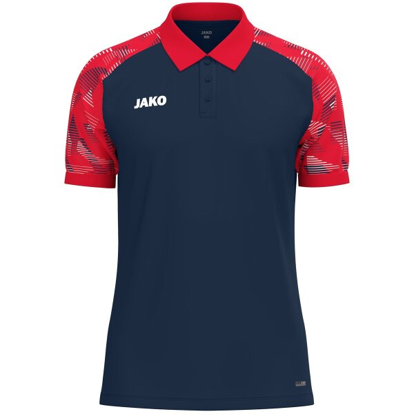 Jako Polo Sonic - marine/rot