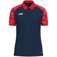 Jako Polo Sonic - marine/rot