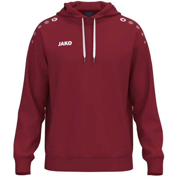 Jako Kapuzensweat One Cotton Kinder - bordeaux
