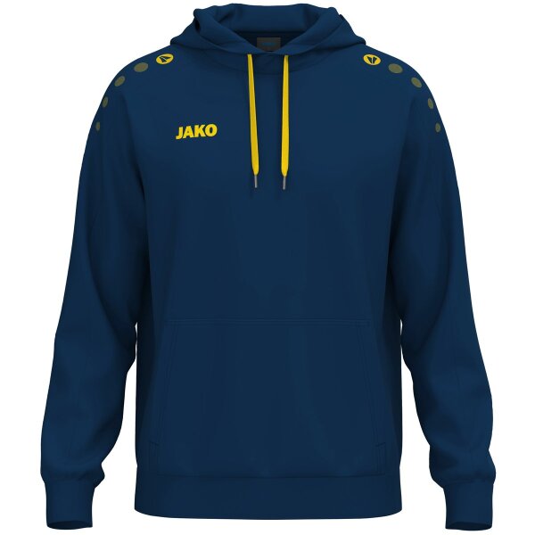 Jako Kapuzensweat One Cotton Kinder - navy/citro