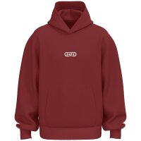Jako Kapuzensweat Wardrobe - rubinrot