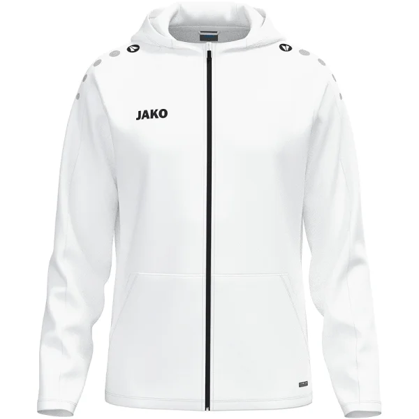 Jako Kapuzenjacke One - weiß