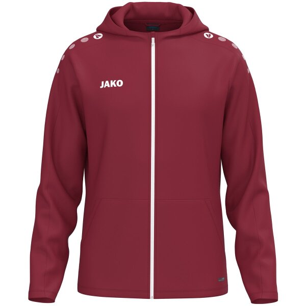 Jako Kapuzenjacke One Kinder - bordeaux