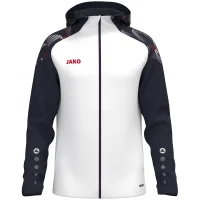 Jako Kapuzenjacke Sonic - weiß/marine/rot