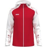 Jako Kapuzenjacke Sonic - rot/weiß