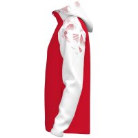 Jako Kapuzenjacke Sonic - rot/weiß