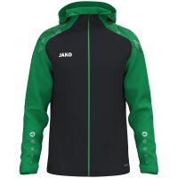 Jako Kapuzenjacke Sonic - schwarz/grün