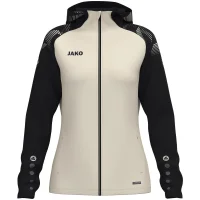Jako Kapuzenjacke Sonic Damen - off white/schwarz