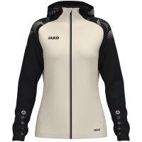 Jako Kapuzenjacke Sonic Damen - off white/schwarz