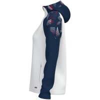 Jako Kapuzenjacke Sonic Damen - weiß/marine/rot