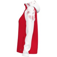 Jako Kapuzenjacke Sonic Damen - rot/weiß