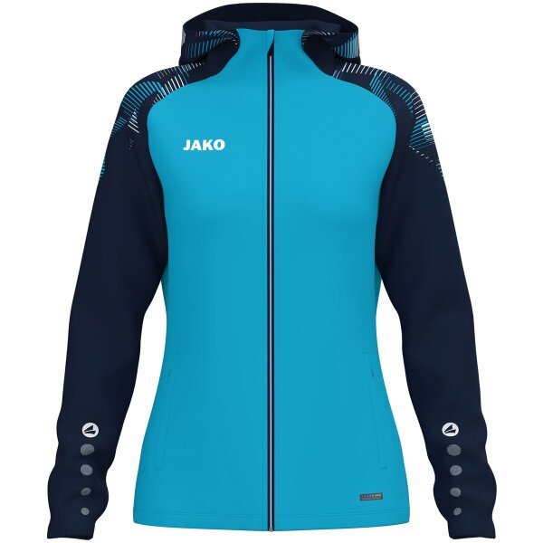 Jako Kapuzenjacke Sonic Damen - aqua/marine