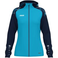 Jako Kapuzenjacke Sonic Damen - aqua/marine