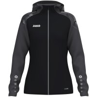 Jako Kapuzenjacke Sonic Damen - schwarz/anthrazit