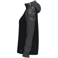 Jako Kapuzenjacke Sonic Damen - schwarz/anthrazit