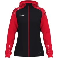 Jako Kapuzenjacke Sonic Damen - schwarz/rot