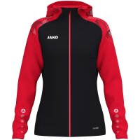 Jako Kapuzenjacke Sonic Damen - schwarz/rot
