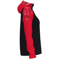 Jako Kapuzenjacke Sonic Damen - schwarz/rot