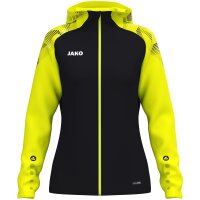 Jako Kapuzenjacke Sonic Damen - schwarz/neongelb