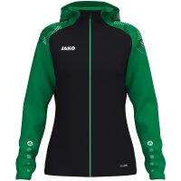 Jako Kapuzenjacke Sonic Damen - schwarz/grün