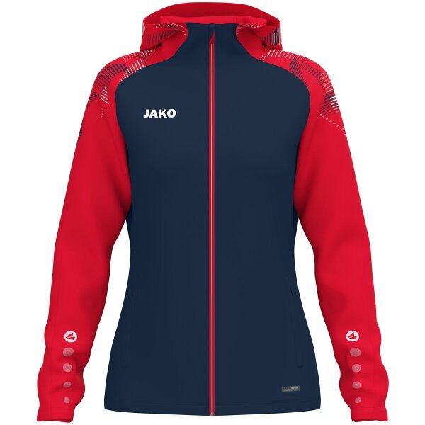 Jako Kapuzenjacke Sonic Damen - marine/rot