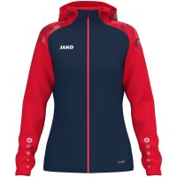 Jako Kapuzenjacke Sonic Damen - marine/rot